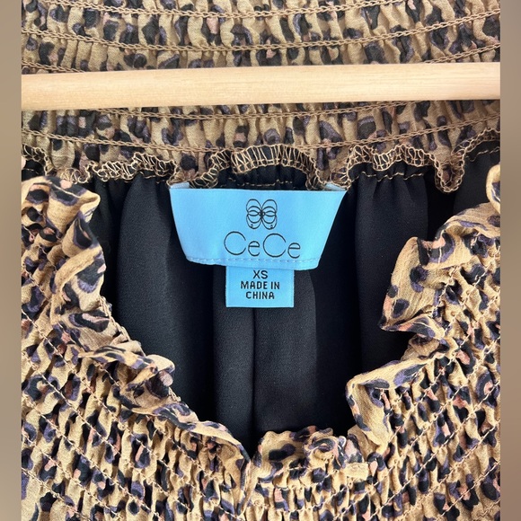 Animal Print CeCe Blouse - Picture 2 of 3